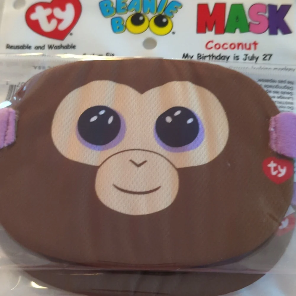 Carter's Baby Bib. 1 Size. New Baby Boo Mask. 2MonkeyReusable & Washable SALE